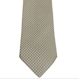 Escada  Men’s Woven Silk Tie Gray EUC